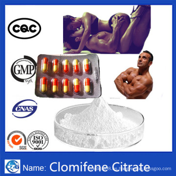 99% Pureza Medicamento para hormonas esteroide Citrato de clomifeno